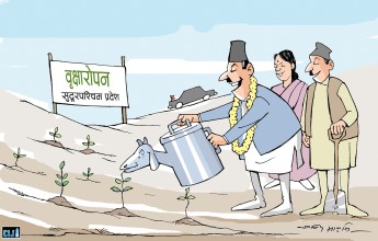 सुदूरपश्चिममा वृक्षरोपणः लाखौं रोपिए, कत्ति पनि जोगाइएन